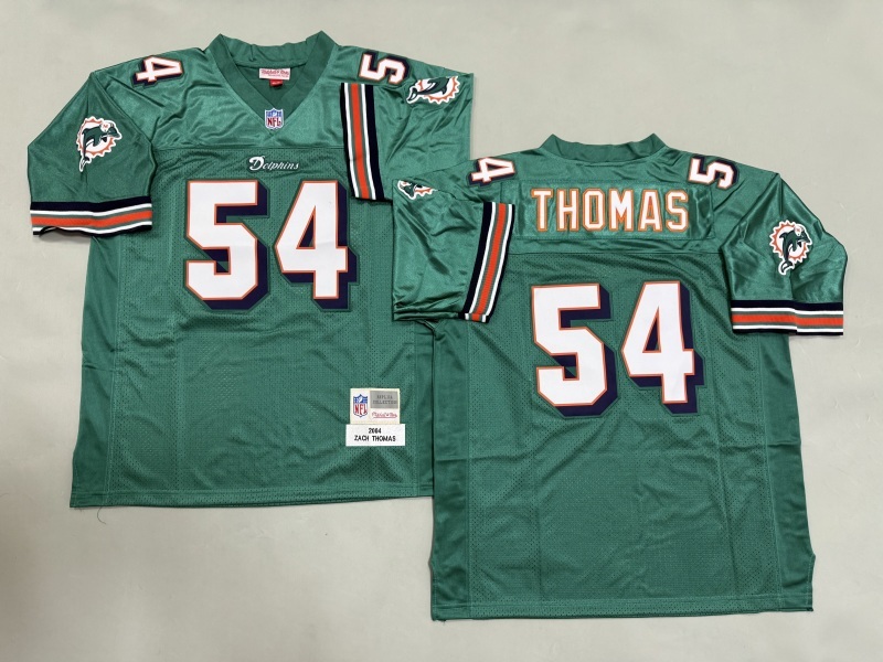 Men 2025 Miami Dolphins #54 Thomas green Throwback Limited NFL Jersey style 002->atlanta falcons->NFL Jersey